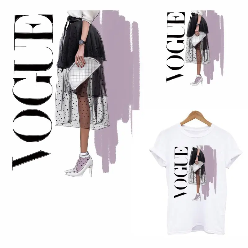 Женские термоклейкие полоски Vogue термочувствительные железные Переводные ленты