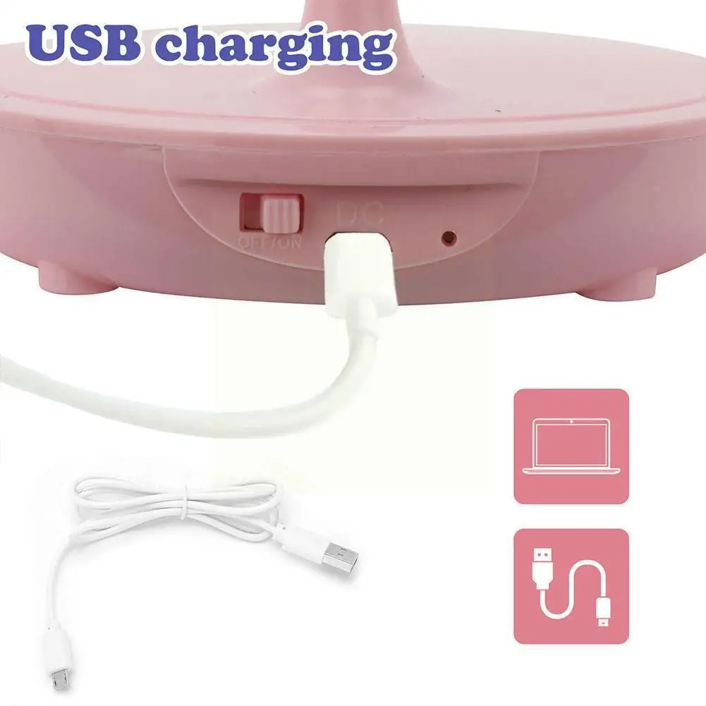 

Folding Table Lamp Bedside Reading Eye Protection Small Lamp Reading Light Children Usb Charging Table Night Small Night W9G5