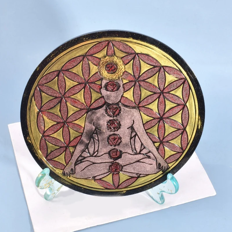 

DIY Crystal Epoxy Mold Tea Cake Frame Multi-Purpose Swing Table Bracket Silicone Mold