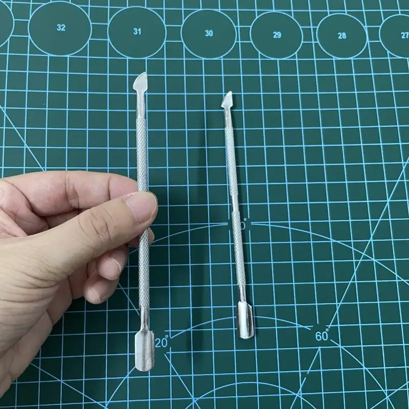 

1 Pcs Leather Craft Soft Clay Tools Sculpting Smoothing Wax Stainless Steel Pottery Ceramic Polymer Modeling Carved Accessories