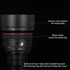 Виниловая пленка EF50 f1.2  50 1,2 для объектива Canon EF 50 мм f1.2L USM