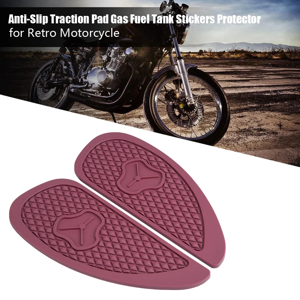 2 шт. резиновые наклейки в ретро-стиле для мотоциклов кафе гонщиков газовых