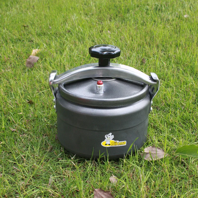 

Pressure Cooker 3L Aluminum Explosion-Proof Pressure Cooker Pot Rice Cooking Stovetop Outdoor Camping Travel Pot High Elevation