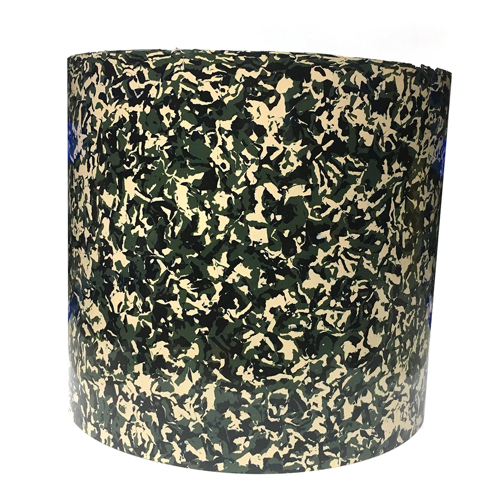 

Drum Wrap 400mm x 1580mm 0.46mm Camouflage Celluloid Sheet Musical Instrument Deco Sheet