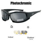 Уличные спортивные фотохромные очки, меняющие цвет, Тактические Солнцезащитные очки для рыбалки, велоспорта, поляризованные военные армейские очки для стрельбы
