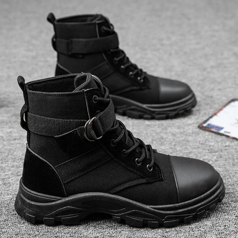 

2021 Martin boots men's high-top tooling shoes outdoor boots western locomotive shoes men sports shoes canvas shoes men Sneakers