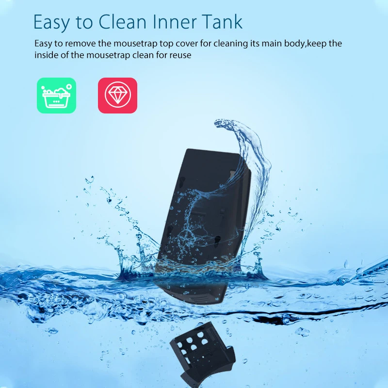 

Wireless Mouse Trap Mice Mousetrap Rat Pest Trap Catcher Rodent Killer Wifi Sensor APP Remote Control Tuya Smart Home Security