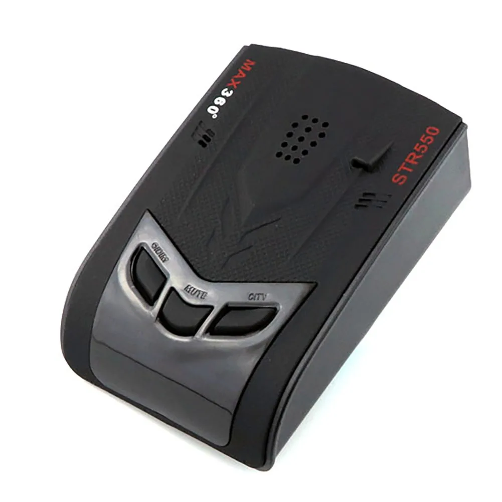 Черный лазерный радарный датчик скорости автомобиля Детектор 360 градусов Защита