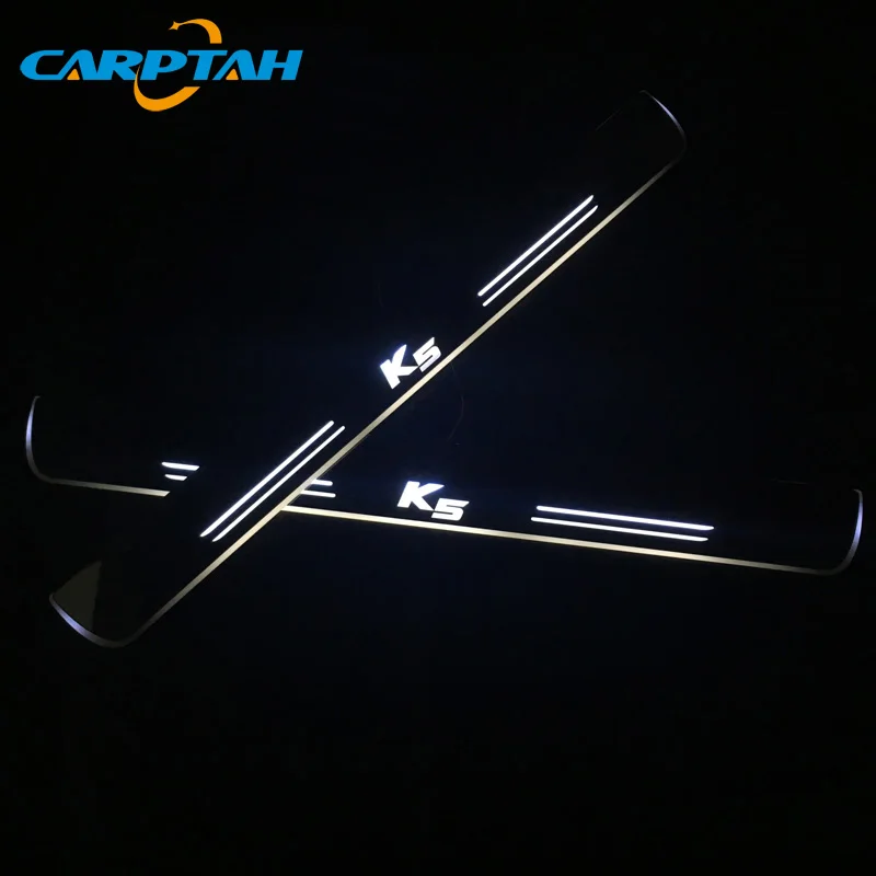 CARPTAH отделкой педаль автомобиля внешние Запчасти светодиодный порога Накладка
