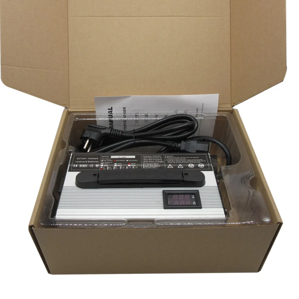 900W 24V 36V 48V 60V 72V LiFePO4 Battery Charger 29.2V 25A 43.8V 20A 58.4V 15A 73V 12A 87.6V 10A Golf Cart Forklift EZGO | Электроника