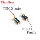 Thouliess пара разъемов для наушников для F7200 F4100 ER4XR SR MMCX Male к MMCX Female конвертер адаптер