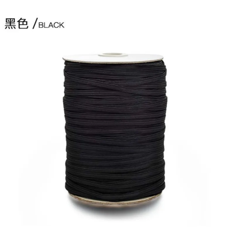 6mm White Black Elastic Bands ribbons Cord Masks Rope Clothes Garment Sewing Accessories handmade DIY Sew materials | Дом и сад