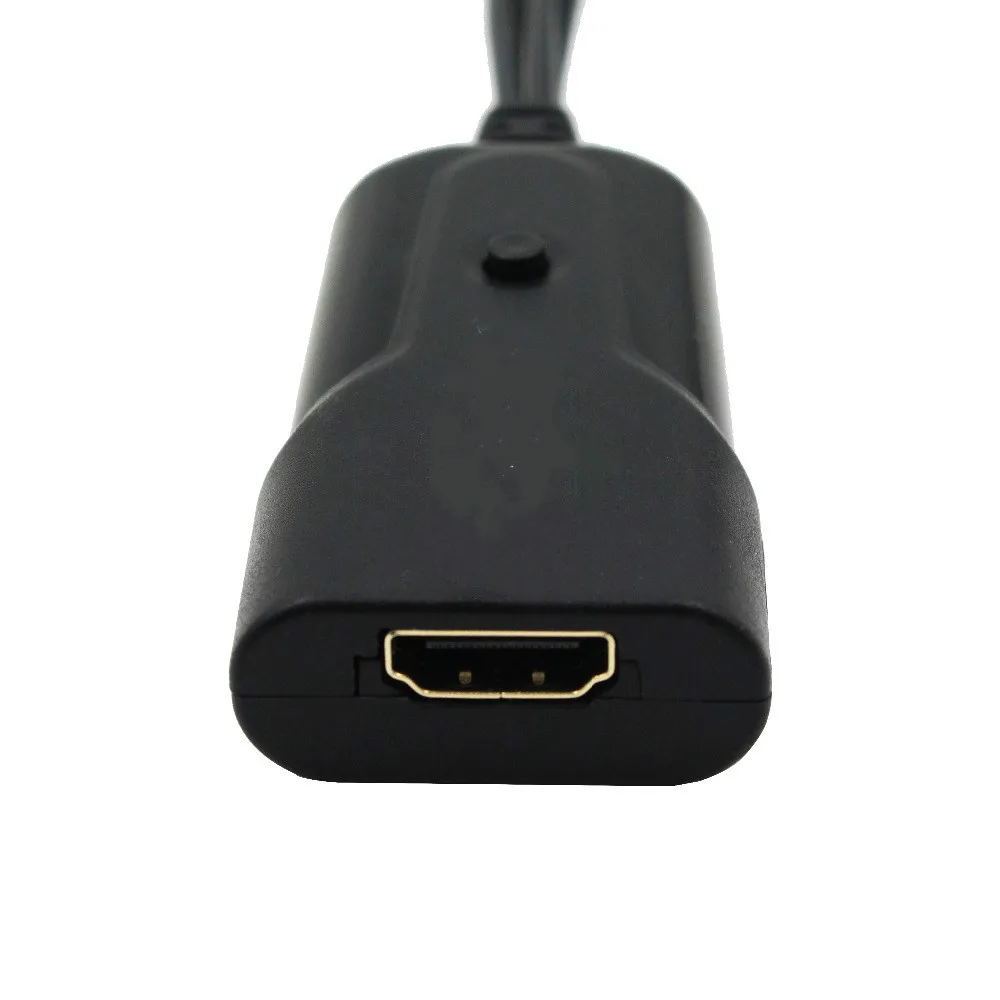 Конвертер для HDMI-совместимый с 3RCA Композитный RCA/AV/CVBS видео аудио адаптер HDMI2AV