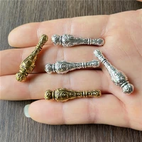 10pcs turkey muslim rosary beads connectors with thread pattern diy handmade bracelet necklace accessories for jewelry making