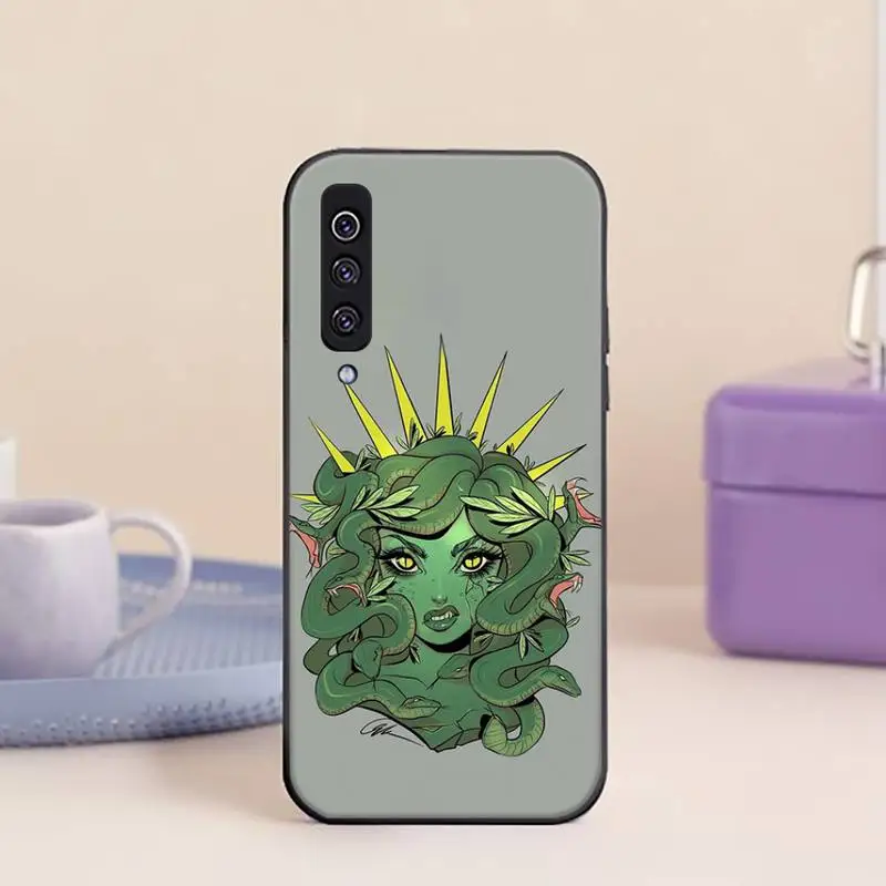 Чехол для телефона Medusa с греческой мифологией черный чехол Samsung s21 ultra s20 fe s10 Note 20 10