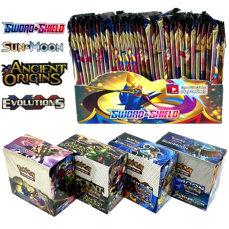 2021 новейшие 324 шт. карты Pokemon TCG: Sword & Shield Booster Box коллекционная карточная