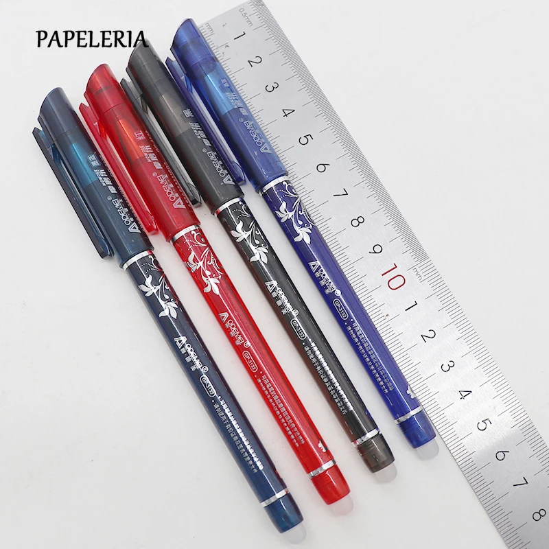 Набор стираемых ручек 6 + 20 шт./компл. 0 5 мм стираемый гелевый стержень синие и