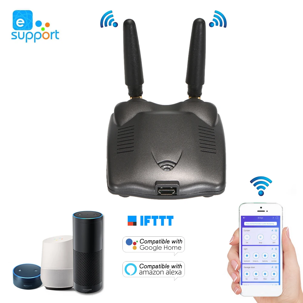 EWeLink РЧ мост для умного дома руководство пользователя Wi Fi 315 МГц 433 Модуль