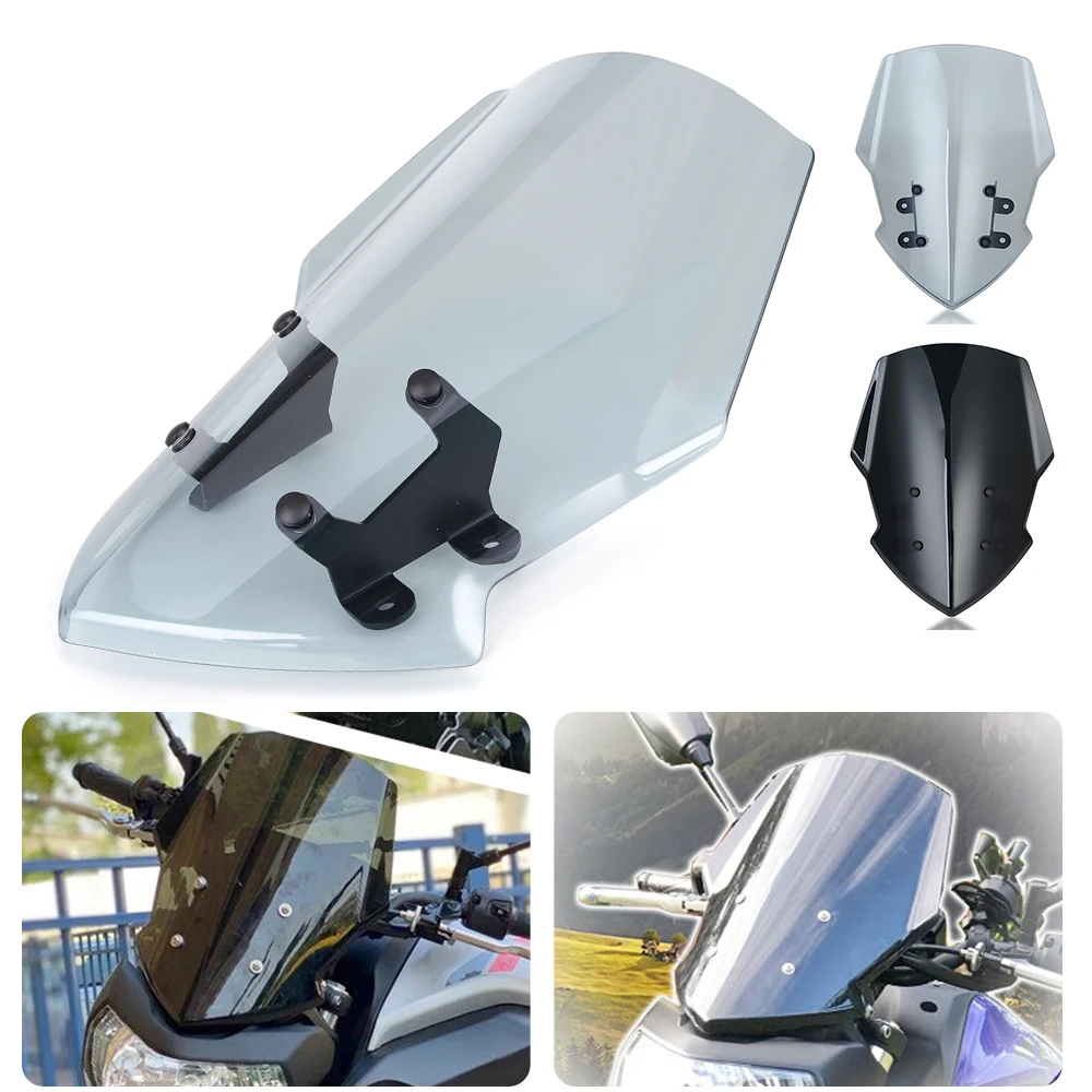 

Motorcycle Windscreen Windshield Covers Screen Motorbikes Deflector for Yamaha MT-15 MT15 2019-2021
