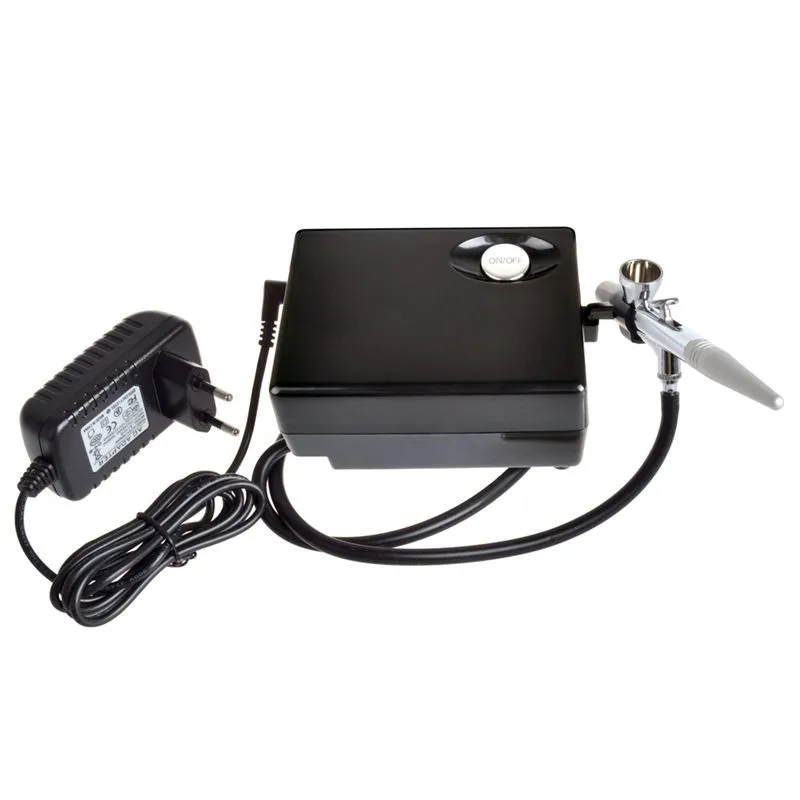 Аэрограф с компрессором 0 4 мм игла Набор для творчества тела краски макияжа