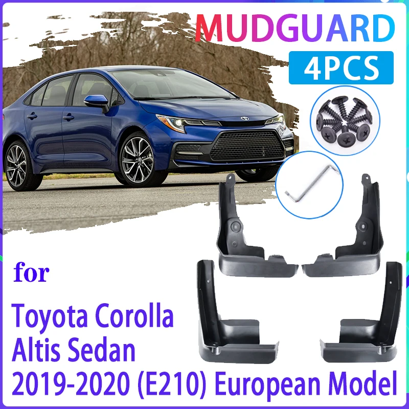

Car Mud Flaps for Toyota Corolla Altis E210 Sedan Saloon 2019~2020 Mudguard Splash Guards Fender Mudflaps Auto Accessories
