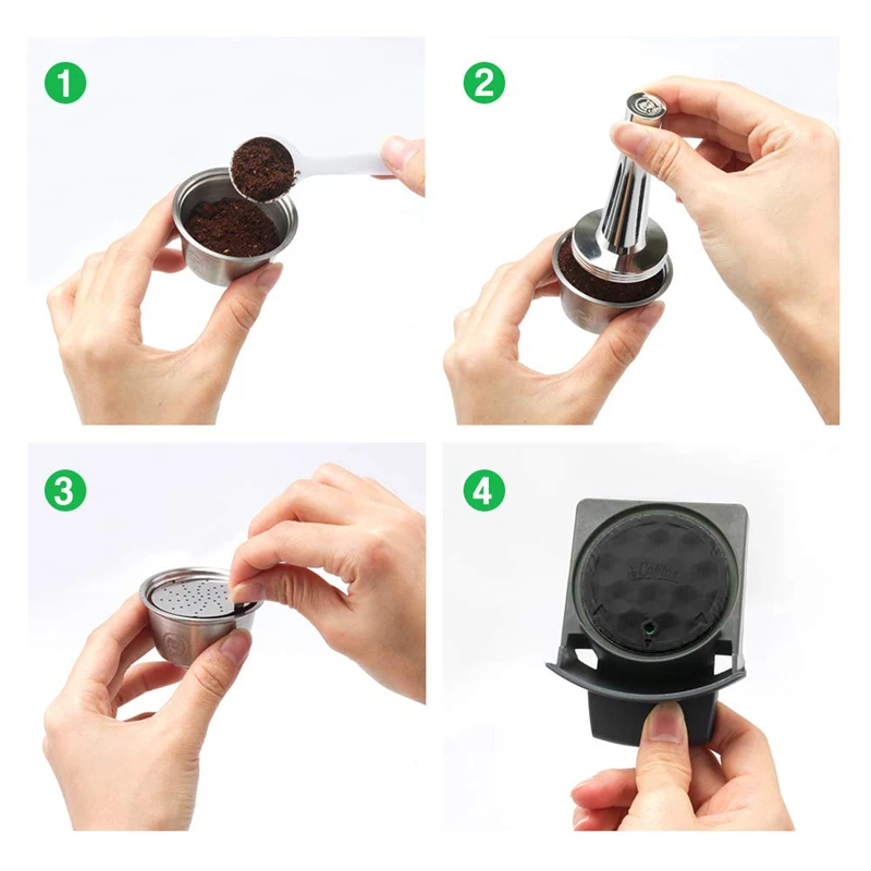 Многоразовая кофейная капсула для Dolce Gusto Lumio многоразовый фильтр из нержавеющей