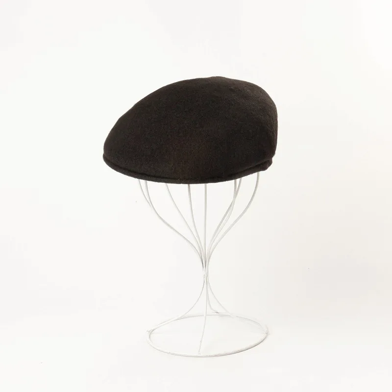 New Simple Casual Wool Duck Cap Worker's Hat Knitted Warm Hat Men and Women's Gender Fashion Spring Autumn Winter Unisex Solid