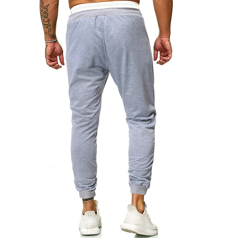 MJARTORIA 2019 мужские брюки полная длина повседневные модные одноцветные длинные