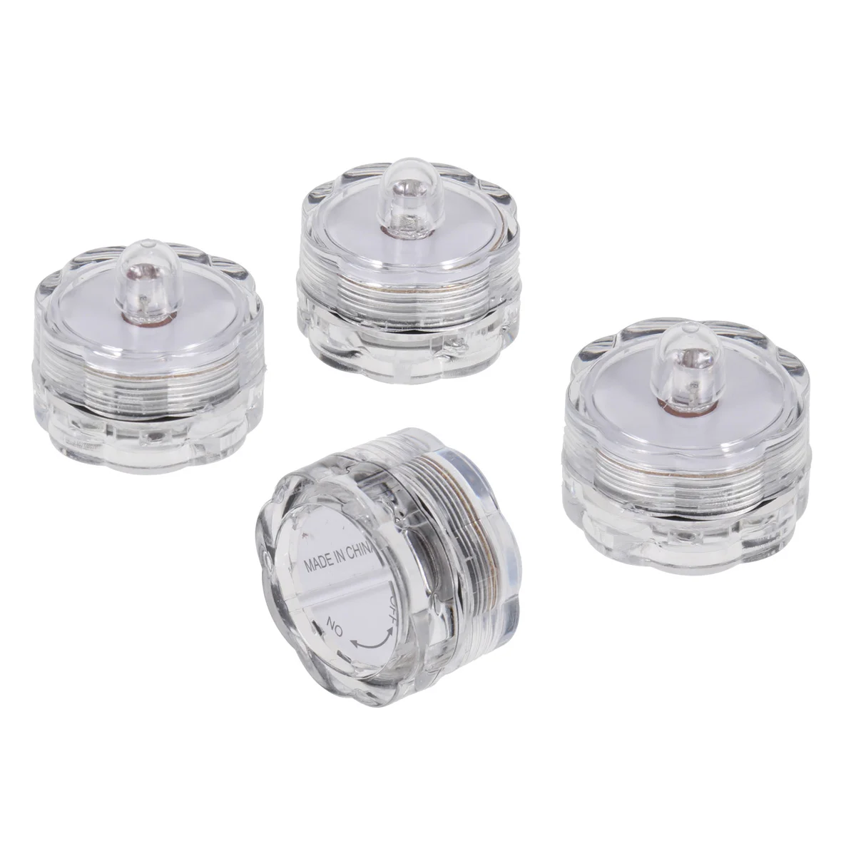 

4pcs LED Simulation Candle Lights Waterproof Romantic Candle Light Party Decor for Bar Home