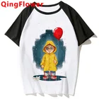 Мужская летняя футболка с принтом ужасов, друзей, Чаки, Хэллоуин, kawaii ulzzang grunge 2020, Харадзюку kawaii, белая футболка