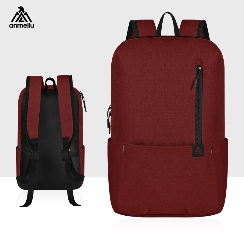 Dark red ANMEILU открытый 10L рюкзак для путешествий, сумки для альпинизма для мужчин и женщин, спортивные сумки, рюкзаки для пеших прогулок - Цвет: Dark red