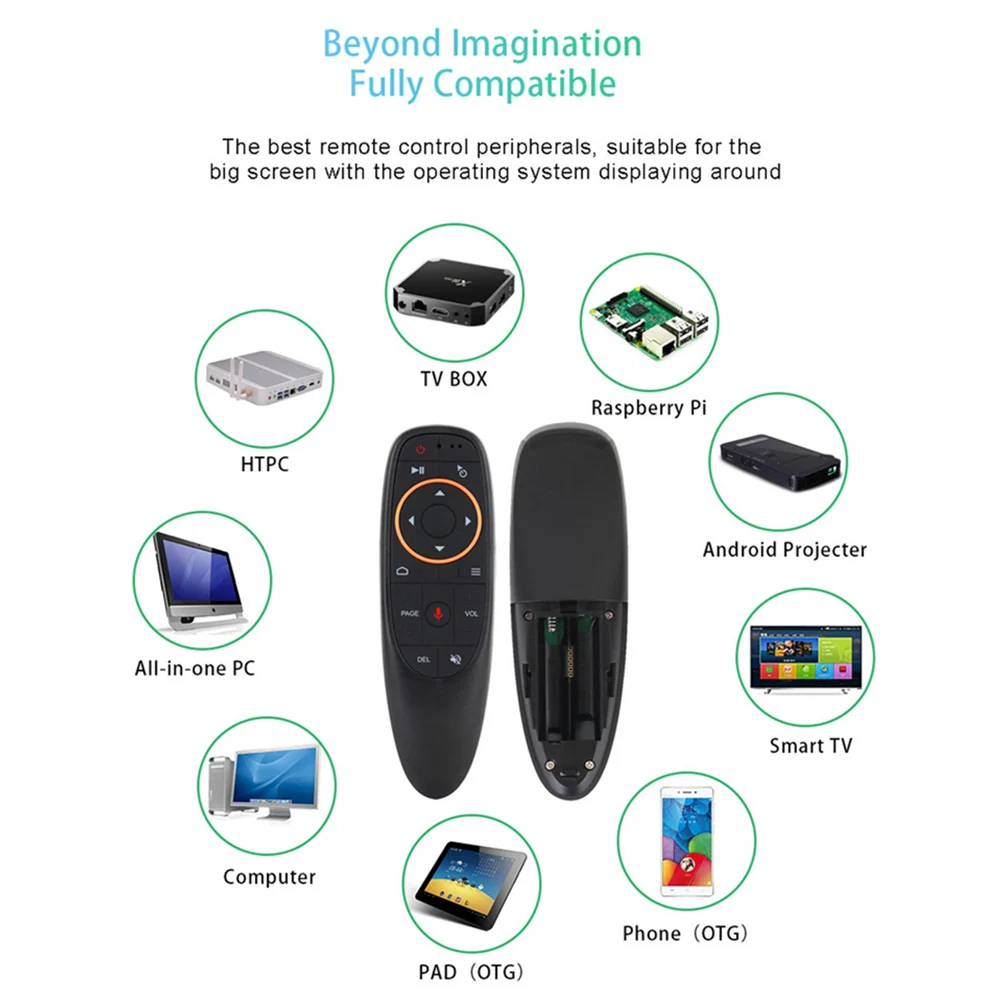 Воздушная мышь G10S 5 шт./лот гироскоп для Android tv голосовой поиск микрофон умный
