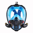 Новая взрослая сухая маска для подводного плавания на все лицо двойная противотуманная маска из силикагеля маска для детей