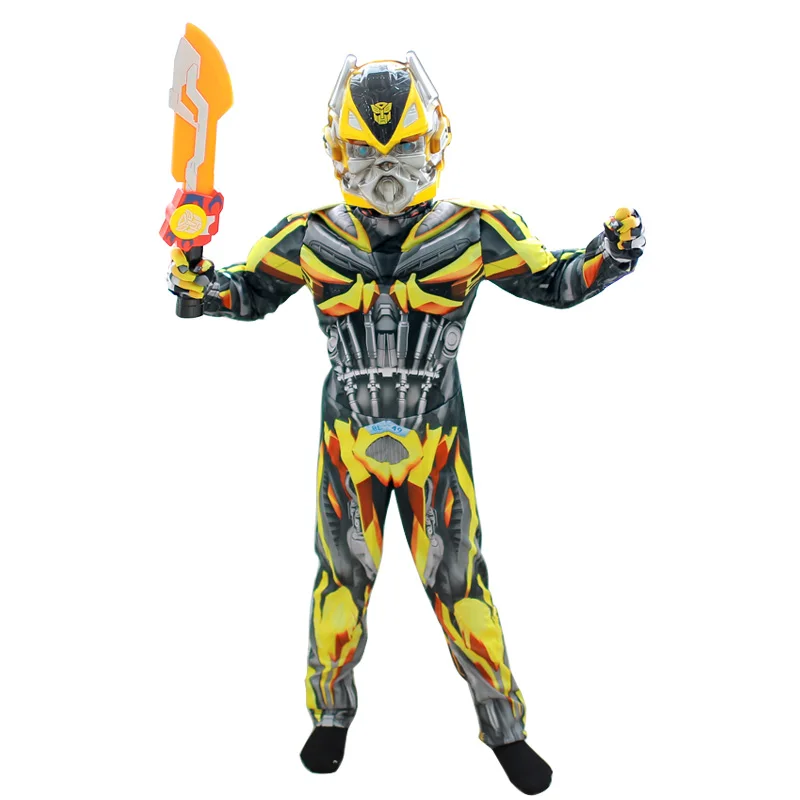 Детский карнавальный костюм на Хэллоуин для мальчиков детский трансформеров 4