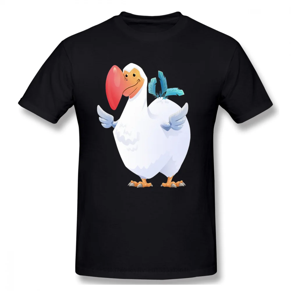 

Cute Dodo Bird Black TShirt ARK Survival Evolved Prehistoric Animals Game Homme T-Shirt Tees Pure Cotton Oversized Short Sleeve