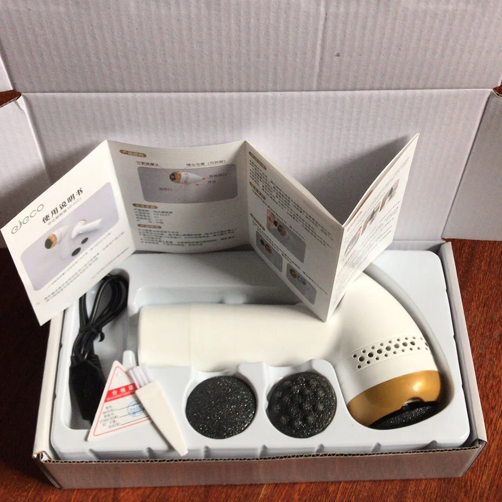 

Foot Care Tool with 3 Rollers Skin Care Feet Dead Dry Skin Removal Electric Foot File Callus Remover for Cracked Heels Cuticles