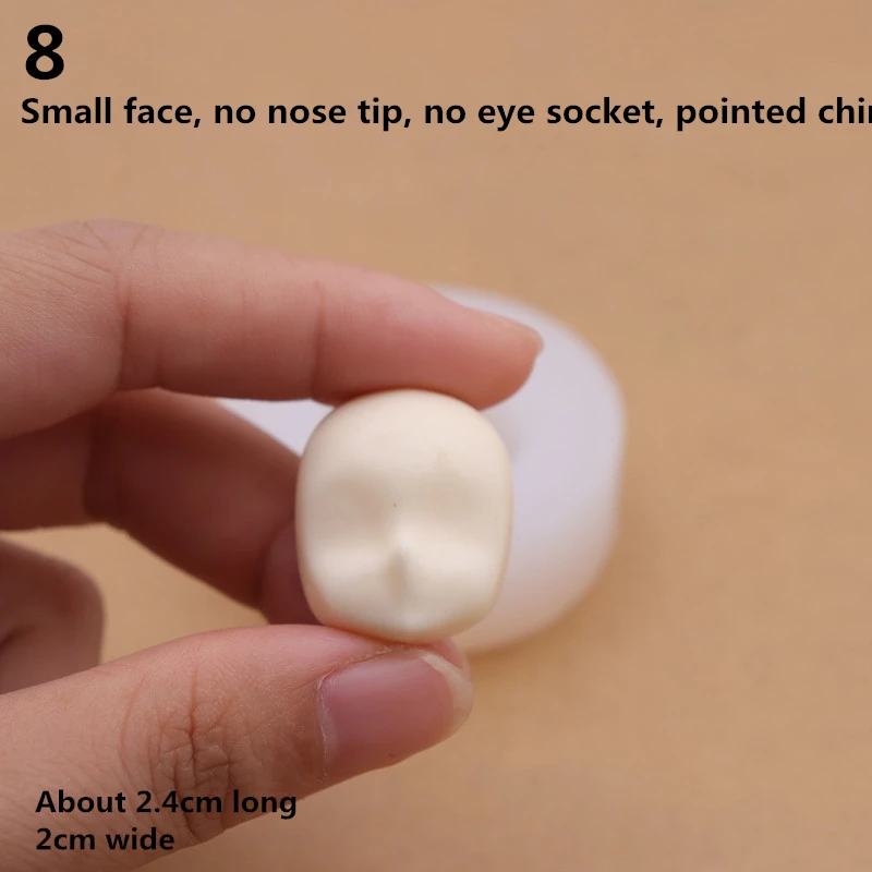 Molde de silicone ultra leve para rosto