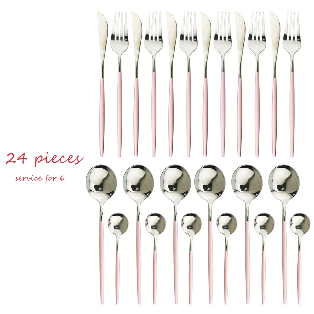 Набор столовых приборов в западном стиле 24 шт./компл. | Дом и сад