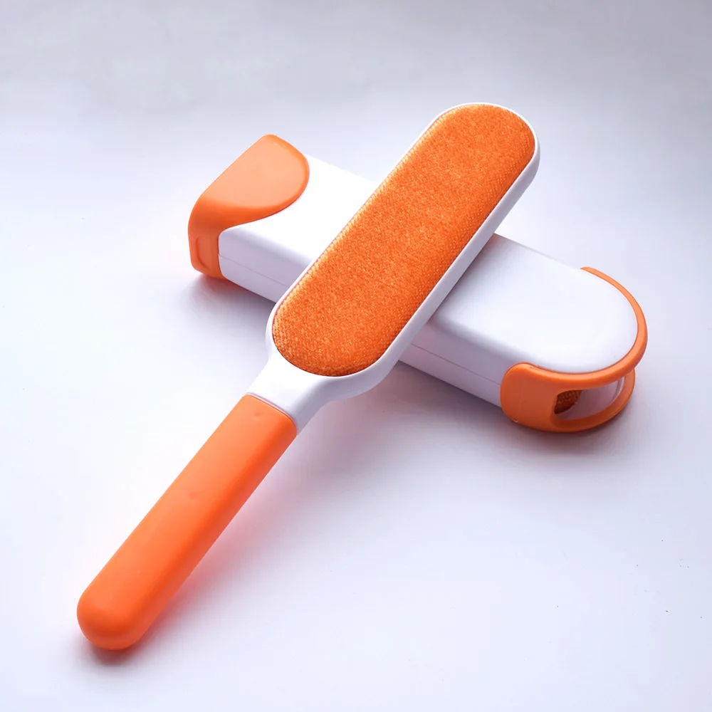 Orange Large Средство для удаления ворса из шерсти домашних животных, дорожный размер, щетка для чистки волос, инструмент для чистки ткани - Цвет: Orange Large