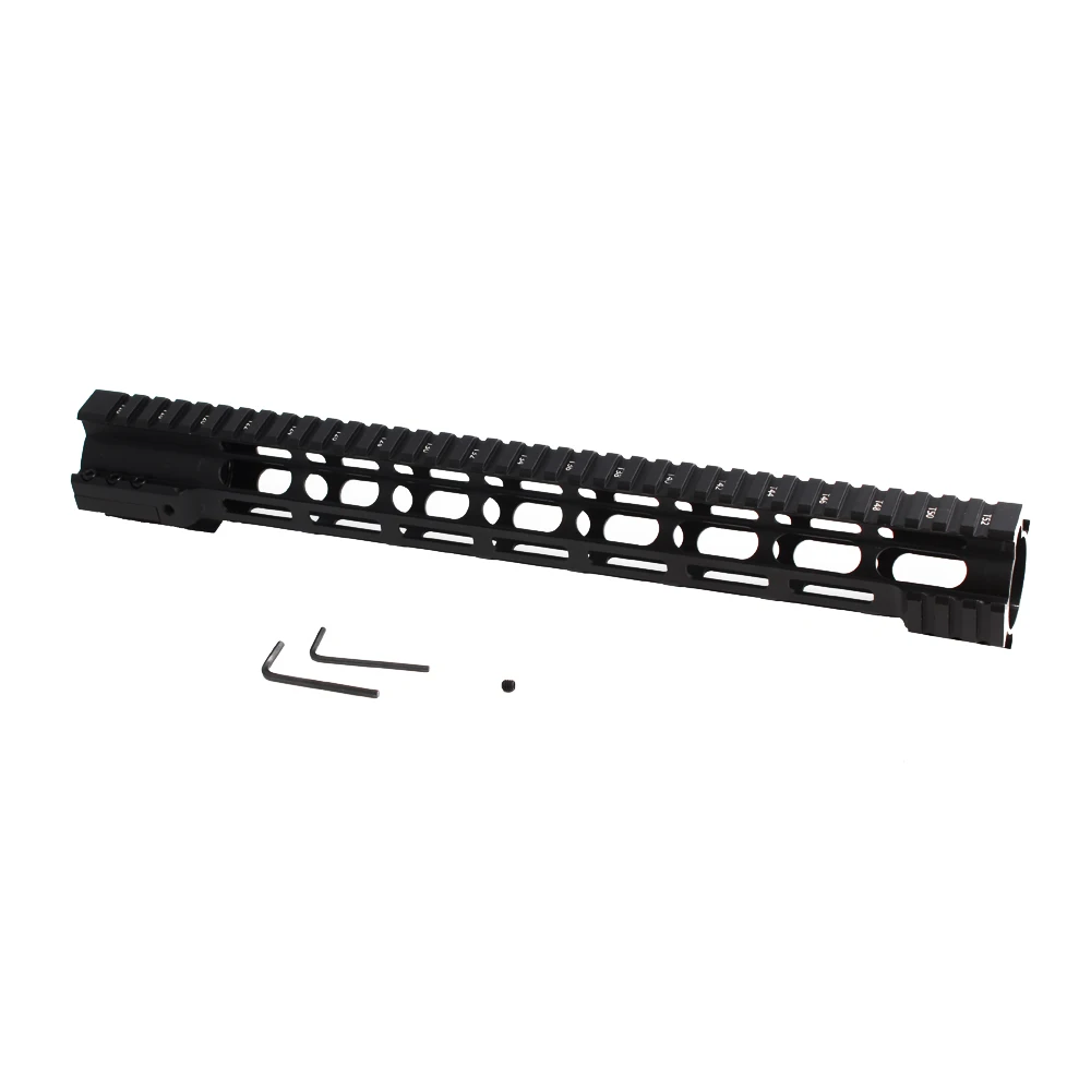 Magorui 7 10 12 15 дюймов M4/M16 AR15 бесплатно поплавок M-Lok Quad Rail Handguard Пикатинни со стальной бочковой гайкой