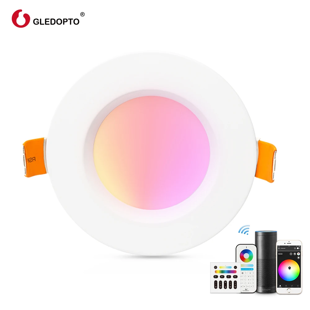 G светодиодный Интеллектуальный светильник OPTO zigbee plus RGB + CCT 6 Вт/9 Вт/12 Вт настенный