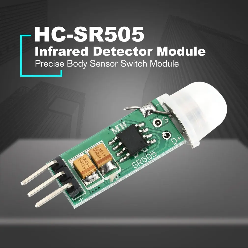 HC-SR505 мини инфракрасный PIR датчик движения точный детектор модуль для Arduino тела