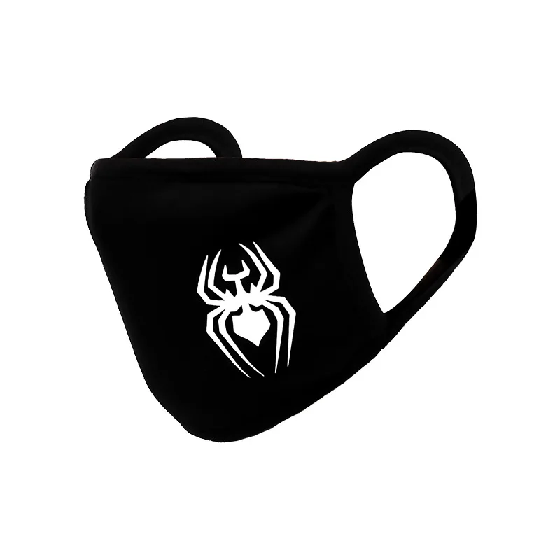 

10pcs/lot Fashion Unisex Mouth Face Glow In Dark Skull pattern Mask Fabric Masks Cute Mask