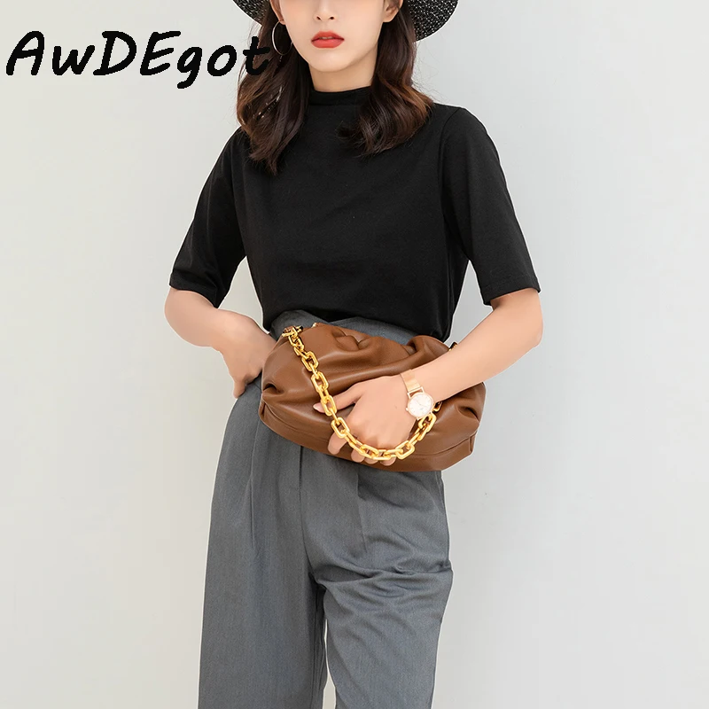 29 см Толстая сумка на цепочке с длинным ремешком верблюжьи коричневые сумки