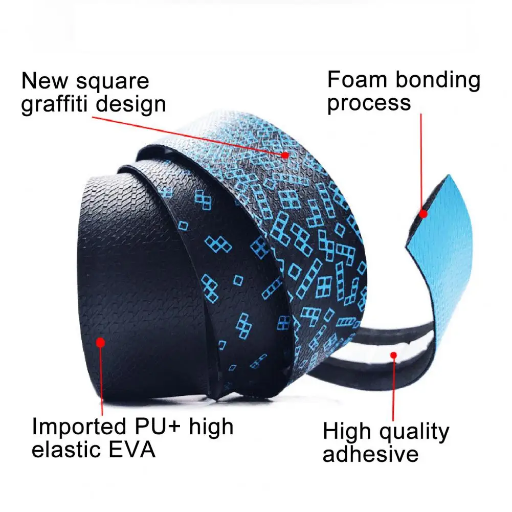 

2Pcs Non-Slip EVA Faux Leather Road Bicycle Bike Handlebar Straps Riding Tools Cover Cycling Handlebar Accessories