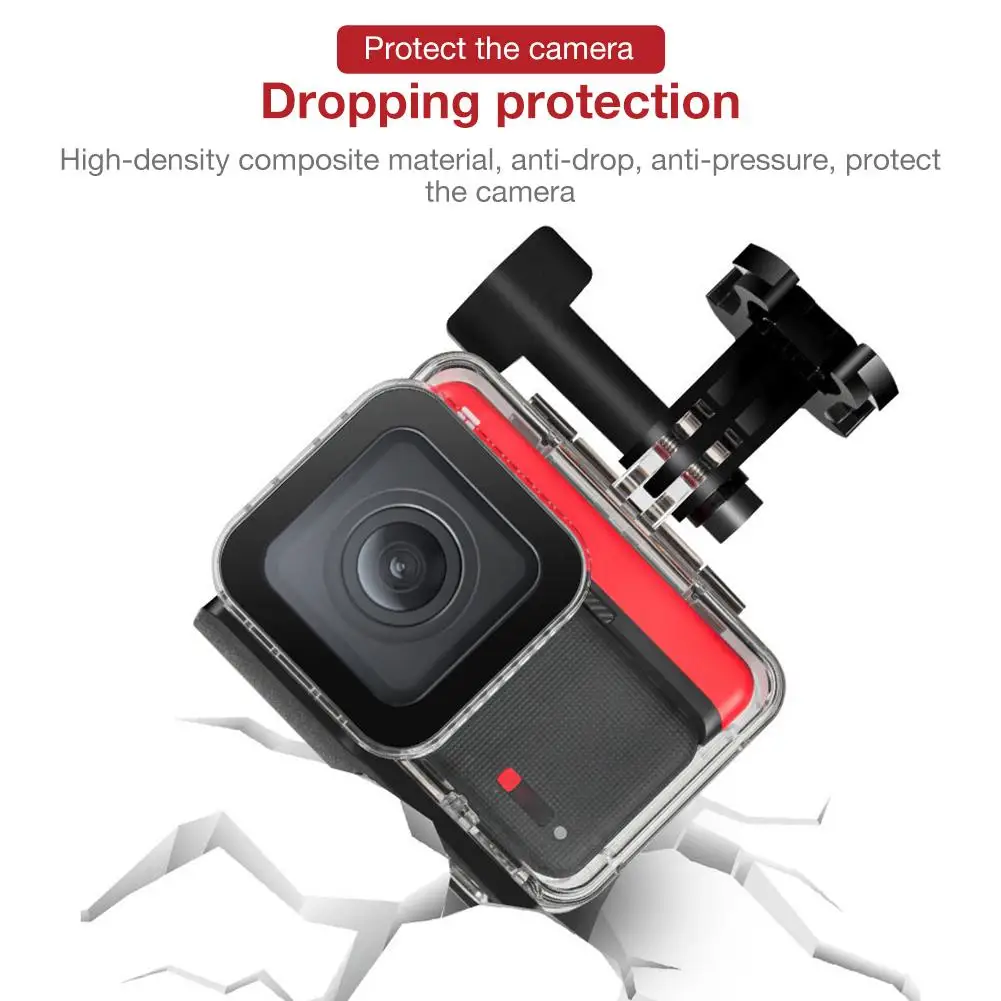 

40M Waterproof Housing Case Diving Protective Underwater Dive Cover Protection Shell For Insta360 One R Accessories