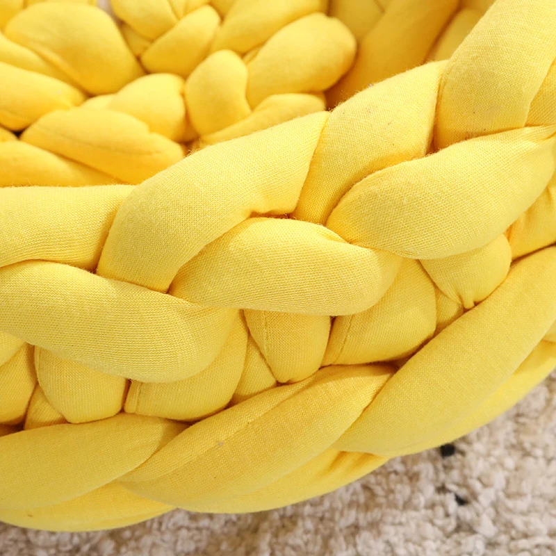 Домашние животные бинго собаки кровати Нескользящие щенок питомник ручной вязки