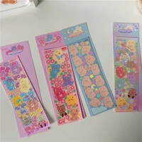 korean laser bow idol card blingbling stickers diy scrapbooking junk journal diary photo album mobile phone computer sticker