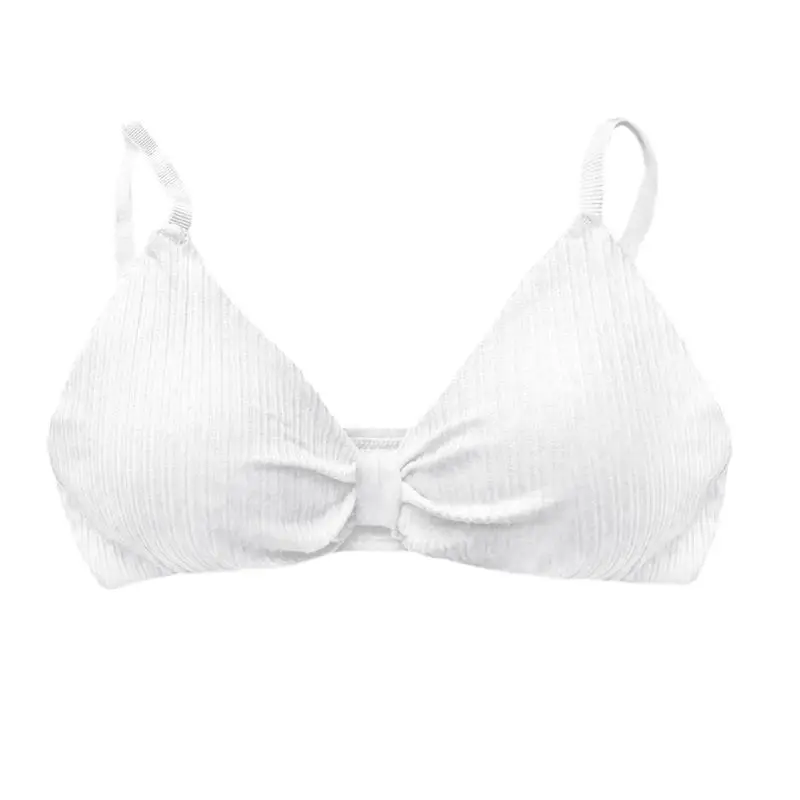 

Y166 Young Teenager Soft Padded Cotton Breathable Training Bra Solid Color Student Girls Underwear Top Clothes