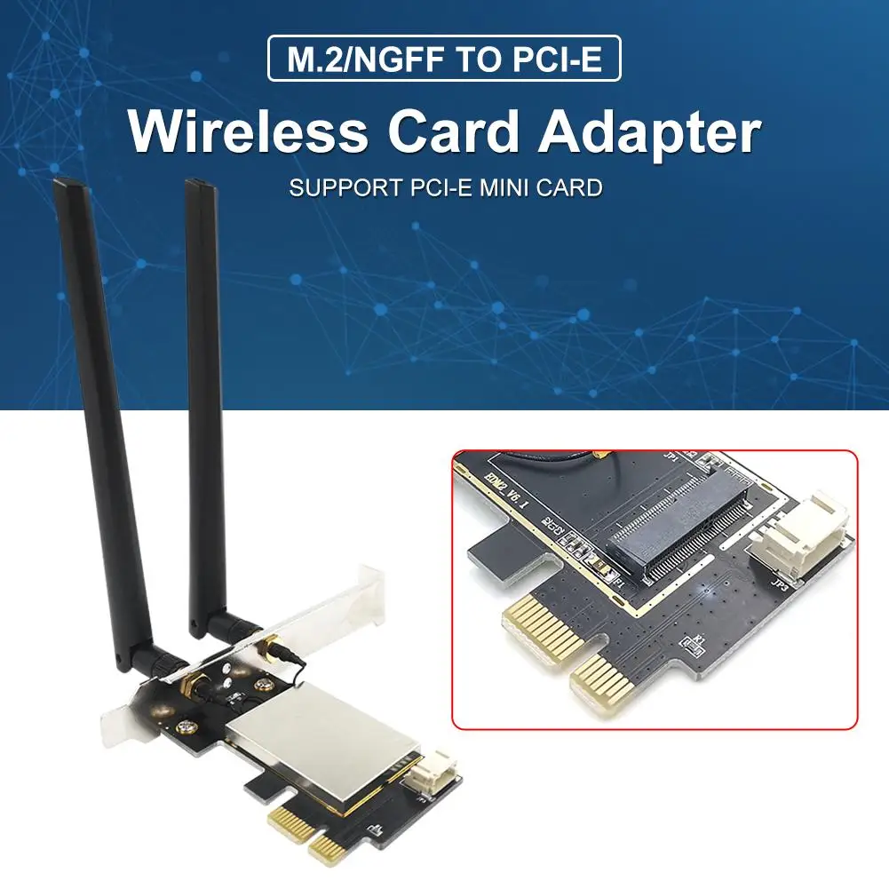 Adaptador de tarjeta WiFi PCIE, Repetidor de tarjeta de red inalámbrica de...